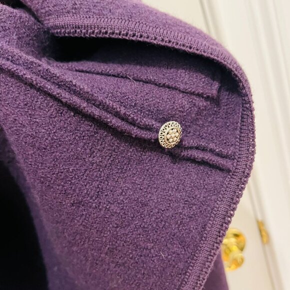 Vintage Geiger Womens Beige Tweed Pure Wool Button-Up Pockets Cardigan Sweater - Picture 10 of 16